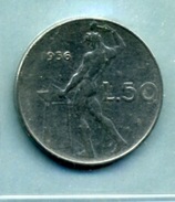 1956  50 LIRES - 50 Lire