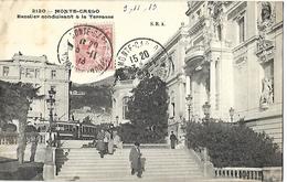 Monte Carlo Escalier Conduisant à La Terrasse   CPA 1913 - Terrassen