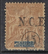 NOUVELLE-CALEDONIE N°56 Variété Surcharge Déplacée - Used Stamps