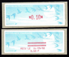 ATM-247- Timbre De Distributeur, Type Envol D'oiseaux - 1990 Type « Oiseaux De Jubert »
