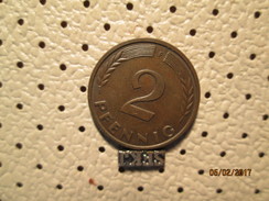 GERMANY 2 Pfenning 1964 # 4 - 2 Pfennig