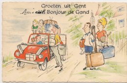 L20F_248 - Gand - Gent - Un Bonjour De Gand - Groeten Uit Gent - Humour - Gent