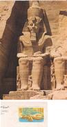 EGITTO - ABU SIMBEL ROCK TEMPLE OF RAMSES II 1988 - Briefe U. Dokumente