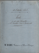 Acte Notarié/Vente/Rouiller-Langlois/Motteux/Marcilly Sur Eure/Rouillon-Boudeville/BaryNotaire Illiers Evéque/1868  AR37 - Unclassified