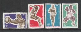 POLINESIA FRANCESE - 1969 - 4 Valori Nuovi S.t.l. - 3° GIOCHI SPORTIVI DEL SUD PACIFICO - In Ottime Condizioni. - Unused Stamps