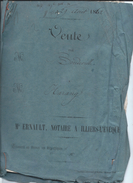 Acte Notarié/Vente/Boudeville-Lamy/Harang/Marcilly/Ernault/Notaire Illiers L'évéque/1862  AR40 - Non Classés