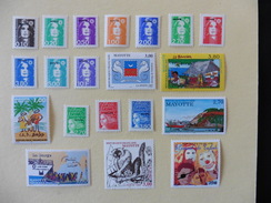 Mayotte : 20 Timbres Neufs - Sonstige & Ohne Zuordnung