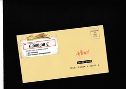 Enveloppe Réponse à Affranchir Au Tarif Lettre - Afibel Vepex 5000 59677 ROUBAIX CEDEX 2 - Cards/T Return Covers