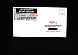 Enveloppe Réponse à Affranchir Au Tarif Lettre - Afibel à L'attention De Gérard Levaux Vepex 5000 59677 ROUBAIX CEDEX 2 - Cards/T Return Covers