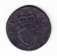 IRLANDE, KM 137, 1769 1/2 P, VF+. (B391) - Ireland