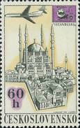 Czechoslovakia / Stamps (1967) L0057 (Air Mail Stamp): PRAGA 68 (Hagia Sophia, ISTANBUL 63); Painter: J. Lukavsky - Luchtpost