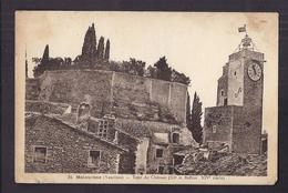 CPA 84 - MALAUCENE - Tour Du Château TB PLAN Avec Détails Maisons Et Château Du Village - Malaucene