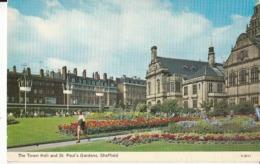 Angleterre -Yorkshire  - Sheffield - The Town Hall And Paul' Garden : ACHAT IMMEDIAT - Sheffield