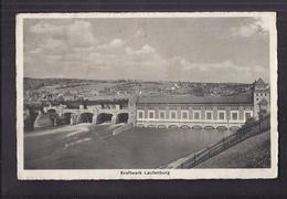 CPA SUISSE - LAUFENBURG - Kraftwerk Laufenburg - TB PLAN BARRAGE Sur RHEIN + Vue Générale Village TIMBRE AMBULANT Verso - Laufenburg 