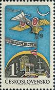 Czechoslovakia / Stamps (1968) L0070 (Air Mail Stamp): Stamp Exhibition PRAGA 68 (Prague Castle); Painter: J. Liesler - Luftpost