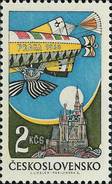 Czechoslovakia / Stamps (1968) L0071 (Air Mail Stamp): Stamp Exhibition PRAGA 68 (Prague Castle); Painter: J. Liesler - Luchtpost