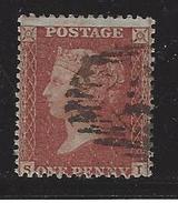 Groot-Brittanië SG 24 One Penny Red-brown - Small Crown -dent 14 Die II Met Letters S-I - Oblitérés