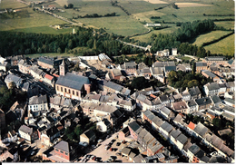 BEAUMONT (6500) : Panorama Aérien De L'Eglise Et Du Village De Beaumont. CPSM. - Beaumont