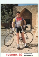 Jean François BERNARD . Cyclisme. Toshiba 89 - Ciclismo