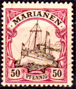Marianne-002 - 1900- Y&T N. 14 (o) - Privo Di Difetti Occulti - Mariana Islands