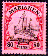 Marianne-003 - 1900- Y&T N. 15 (o) - Privo Di Difetti Occulti - Mariana Islands