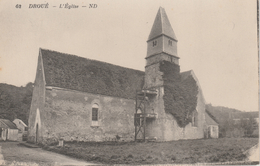 17  / 2 / 84  -   DROUÉ  ( 1 )  -  L'ÉGLISE - Droue