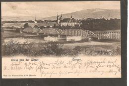 Corvey. Gruss Von Der Weser.Von Bord Des Dampfers  1902. Ab POLLE - Hoexter