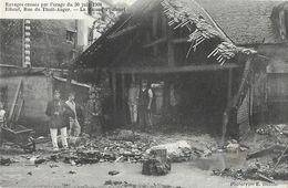Ravages Causés Par L'Orage Du 30 Juin 1908 - Elbeuf, Rue Du Thuit-Anger, La Maison Profichel - Carte Non Circulée - Catastrophes