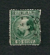 NEDERLAND 1867 - King William III - 20 C. Verde -  Mi:NL 10 - Nuevos