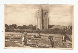 G-I-E , Cp , Angleterre , BURNHAM ON SEA , Church & Gardens , Voyagée 1947 , Ed : Frith - Otros & Sin Clasificación