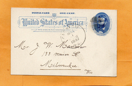 USA Old Card Mailed - ...-1900