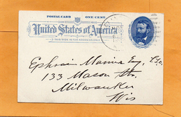 USA Old Card Mailed - ...-1900
