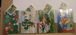 (SC09 - 21) PUZZLE FERRERO ITALIA, LOONEY TUNES - K98 N° 81/84  + CARTINE - Rompecabezas