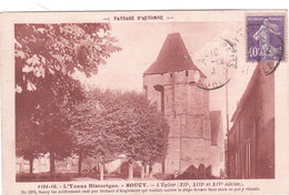 Carte Postale Ancienne De L'Yonne - Soucy - L'Eglise Du XII, XIII, XIV°S. - Soucy