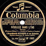 78 T.- 25 Cm - état B -  ALEXANDER -  FOUILLEZ DANS LE TAS - REFRAIN DES CHEVAUX DE BOIS - 78 T - Disques Pour Gramophone