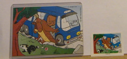 (SC09-23) PUZZLE FERRERO, LOONEY TUNES - K98 N°81 SETTORE A + CARTINA - Puzzles