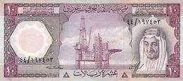 SAUDI ARABIA 10 RIYALS L. AH1379 1977 VF-EXF P-18 - Arabia Saudita