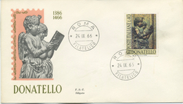 ITALIA - FDC SILIGATO  1966 - DONATELLO - FDC