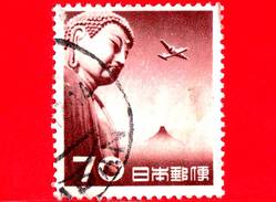 GIAPPONE - Usato - 1953 - Posta Aerea - Buddha - 70 - Airmail