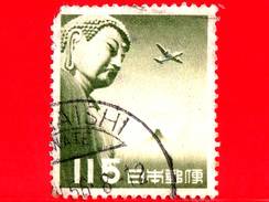 GIAPPONE - Usato - 1953 - Posta Aerea - Buddha - 115 - Airmail