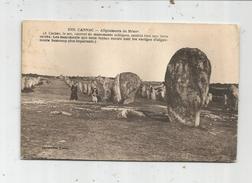 G-I-E , Cp , Dolmen & Menhirs , 56 , CARNAC , Alignements Du MENEC , Voyagée 1924 - Dolmen & Menhirs