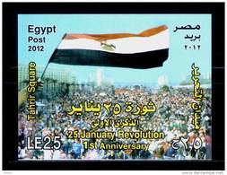 EGYPT / 2012 / 25 JANUARY REVOLUTION / TAHRIR SQUARE / MNH / VF - Nuevos