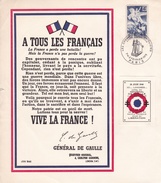 De Gaulle - Ensemble De 5 Documents - 5 Scans - De Gaulle (General)