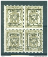 BELGIE - OBP Nr PRE 554 (blok Van 4) - TYPO Preo´s/Precancels - MNH** - Cote 4,00 € - Typo Precancels 1936-51 (Small Seal Of The State)
