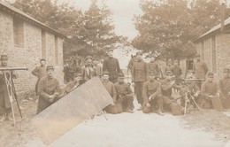 BEIGNON Ou Environs - Militaires ( Carte-photo Postée De Beignon à Destination De Paris ) - Autres & Non Classés