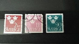 RARE 2KR+1.20KR+90 SVERIGE SWEDEN 1920"S USED/MINT STAMP TIMBRE - Verzamelingen