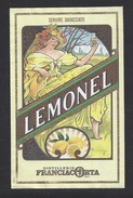 Etiquette  De Liqueur  Lemonel  -  Distillerie FranciacOrta  -  Thème Femme - Non Classificati