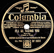 Delcampe - 78 T.- 25 Cm - état B -  VICTOR SILVESTER - I'LL BE SEEING YOU - TAKE THE "A" TRAIN - 78 Rpm - Gramophone Records