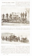 TRANSPORT DES POMPES A INCENDIE Par VOIE DE FER 1897 - Feuerwehr