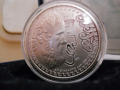 Greece 10 Euro 2015 Silver Proof "ARISTOPHANES" Free Shipping Via Registered Air Mail - Grecia